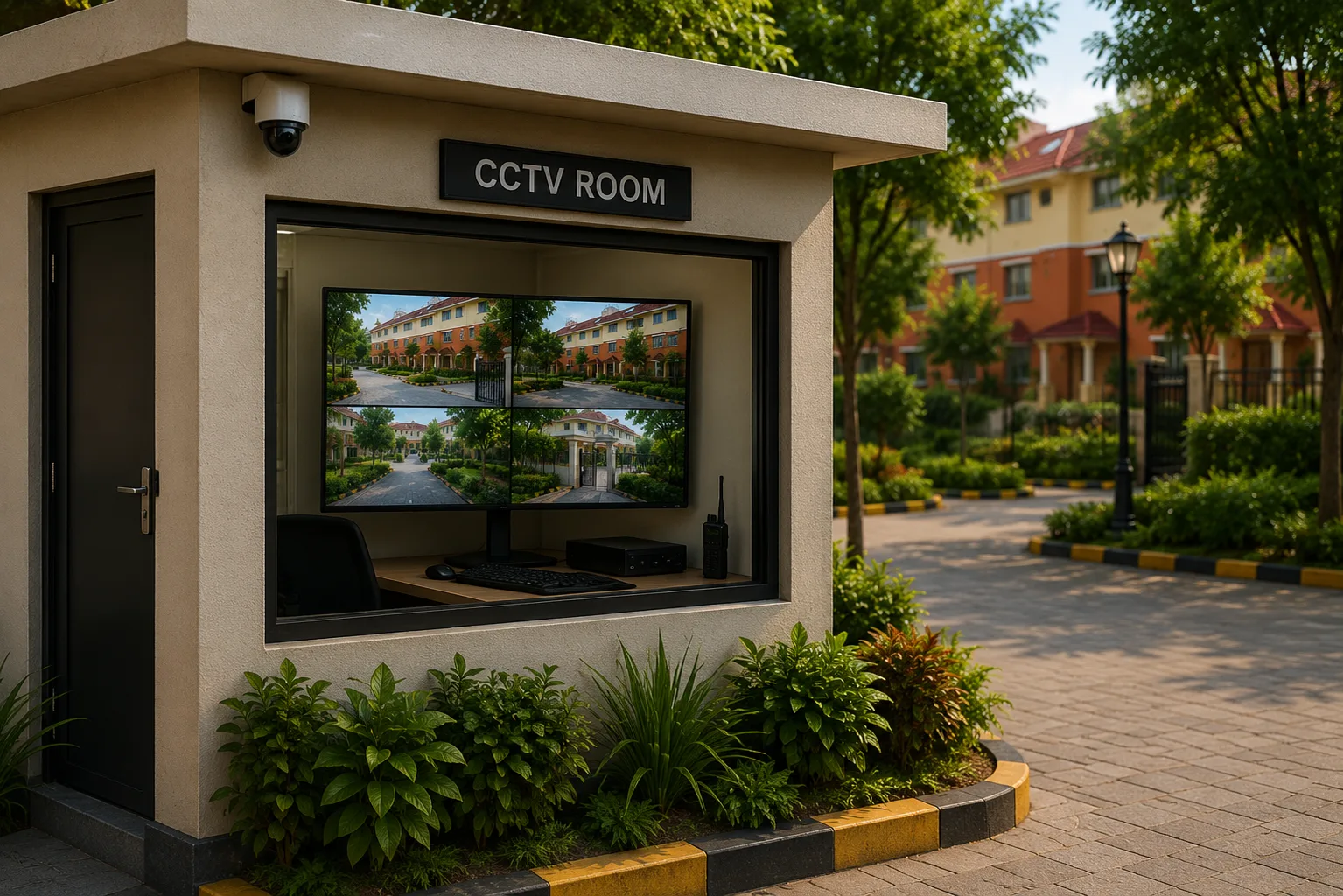 Round-the-clock security at Kundapuram Phase I
